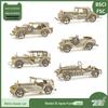 3D Wooden Puzzle Classic Car Model - DIY Retro Toy for Children