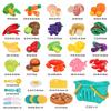 KaeKid Play House Hamburger Kitchen Utensils поставляется с местом для хранения ролевых игр, резки, обучающей кухонной утвари, Play House Birthday Christmas Baby