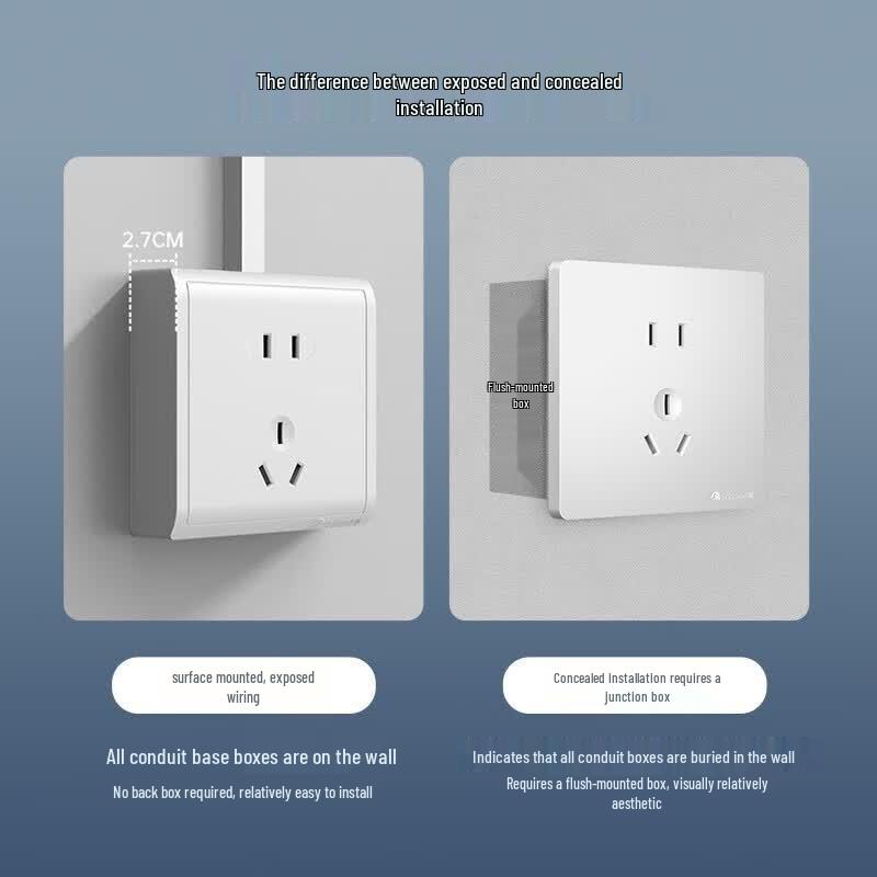Abdo M7 Surface Mount 1-Gang Single Control Switch