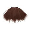 Women Tulle Skirt 50s Tutu Petticoat Elastic Waist Short Ballet Crinoline Petticoat Carnival Costume Underskirt