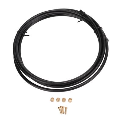 Комплект шлангов для гидравлического дискового тормоза, черный, высокопрочный, обеспечивает стабильную работу для горного велосипеда BH59 с масляным дисковым тормозом.