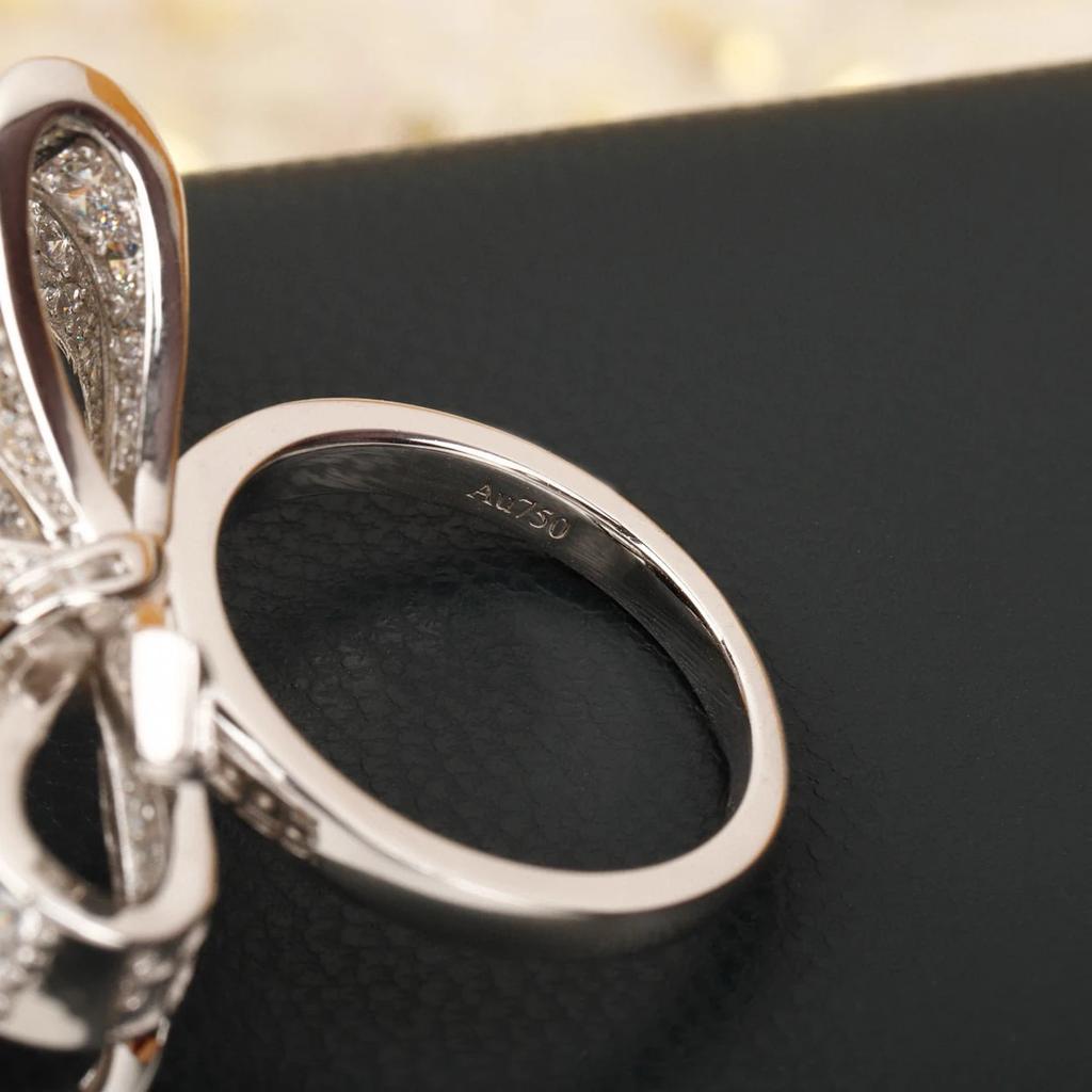 Новый Горячий Бренд Винтажные Женские Кольца Роскошные Украшения Для Женщин Тип Бант Дизайнерская Мода Чистое Серебро 925 пробы Женские Кольца для Вечеринки