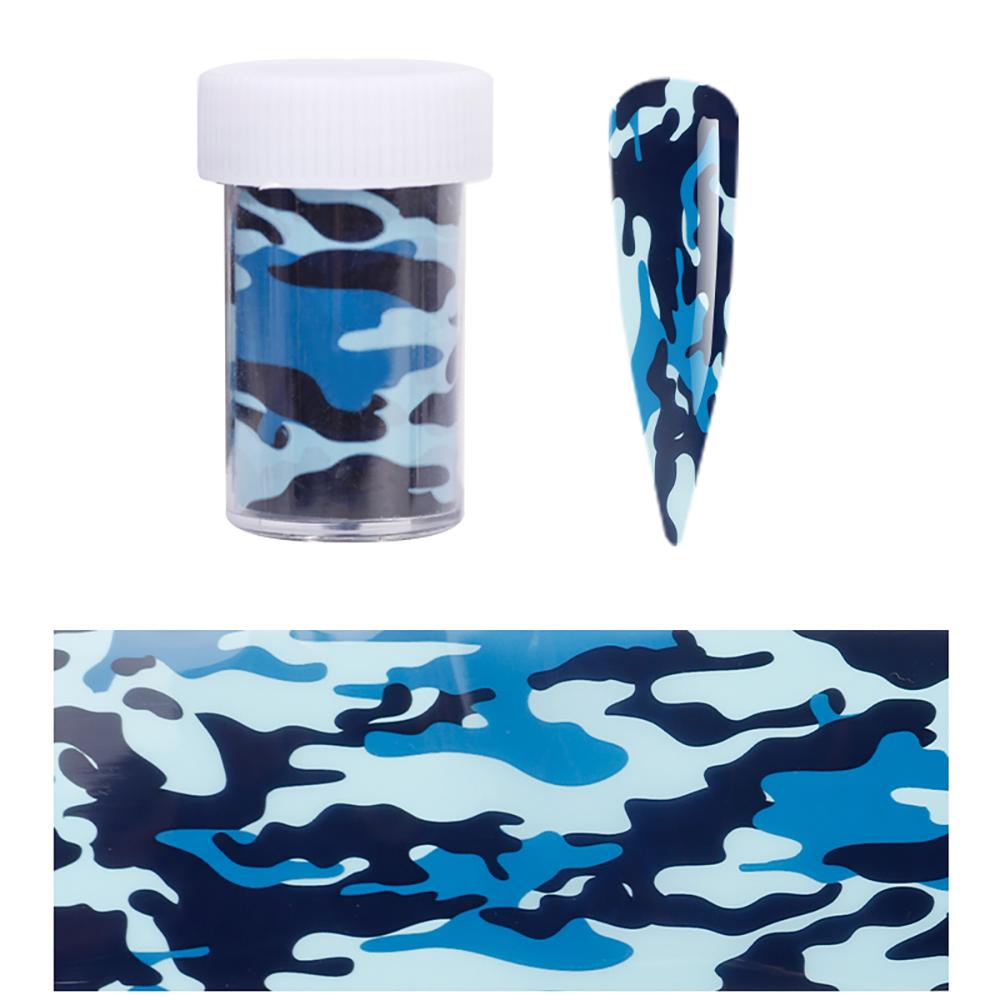 Laser Leopard Starry Sky Stickers Nail Art Decorations Manicure Decals Nail Transfer Foils