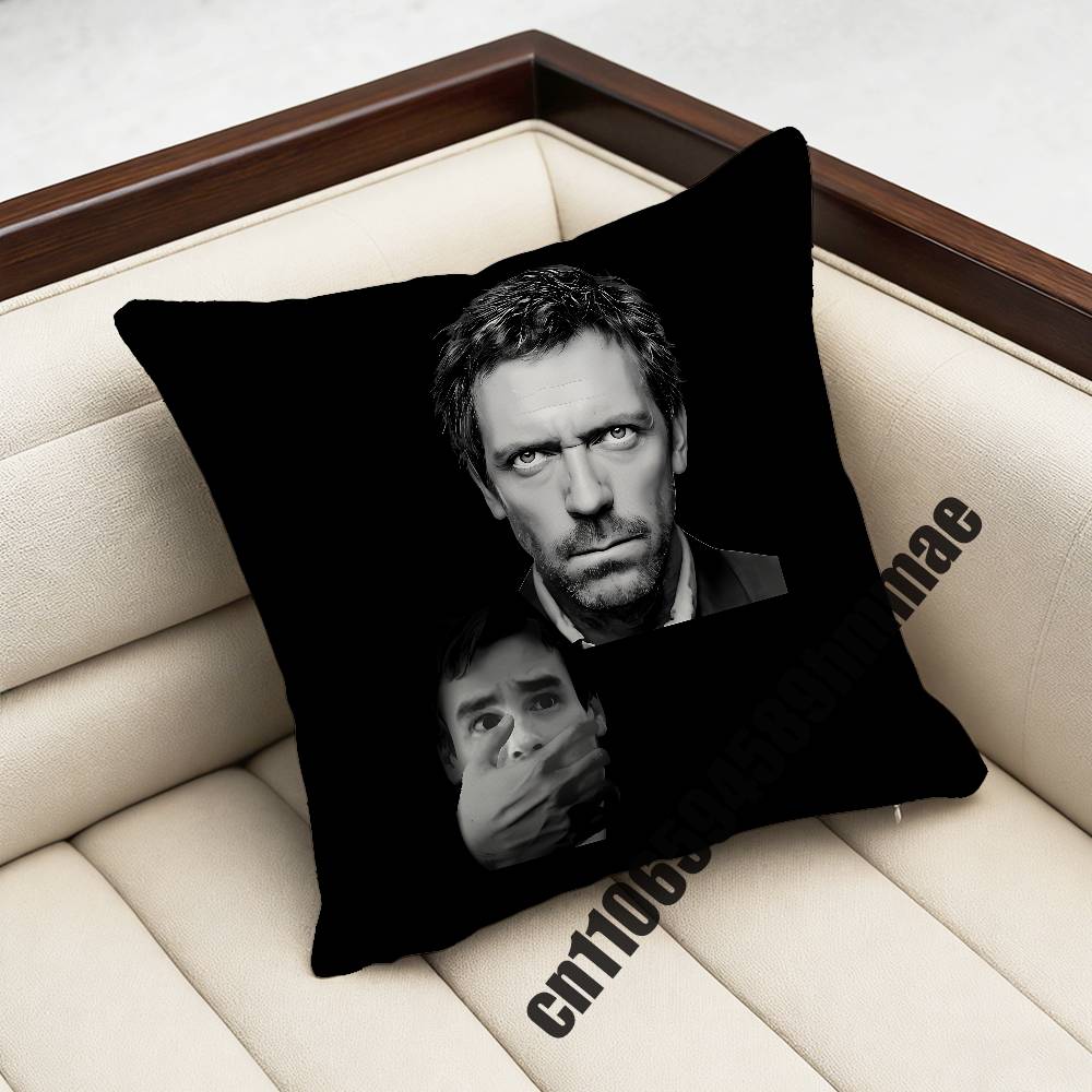 For American Flag Lgbt Gay H-House Md Malpractice Throw Pillow Case Sham 45X45Cm 40X40Cm Square Car Pillowcase Pad Cushion Cover