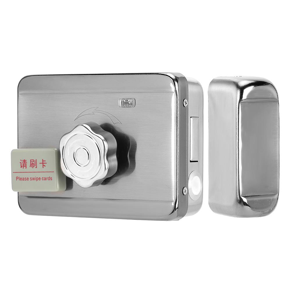 Stainless Steel Electric Door Lock ID Card Lock Access Control System with Remote Controller