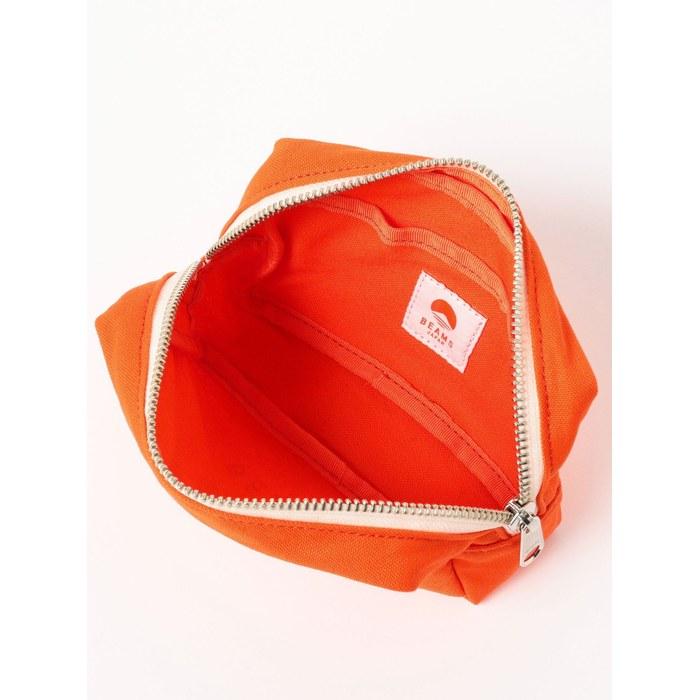 [Beams Japan] Wallet & Pouch evergreen works Custom Logo Pouch M ORANGE Free Size