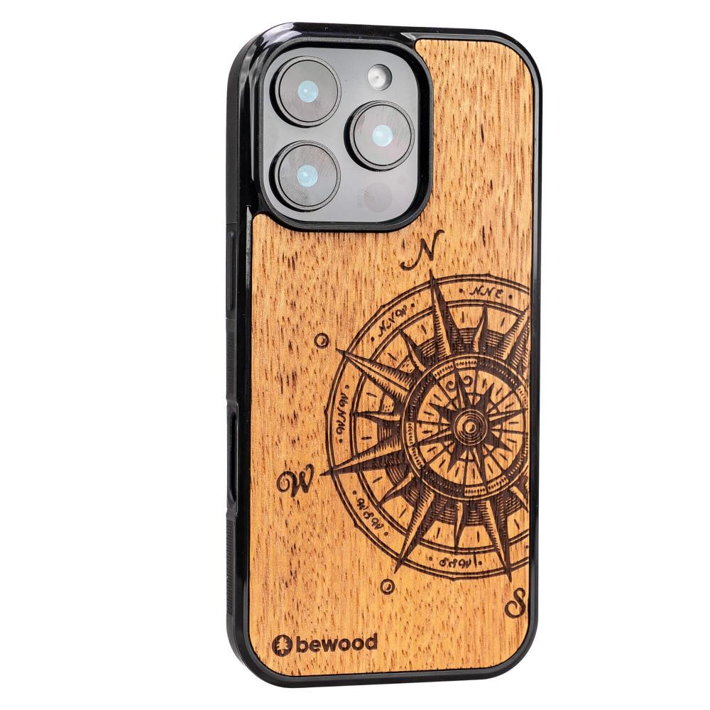 Bewood Wooden Case for iPhone 16 Pro Traveler Merbau