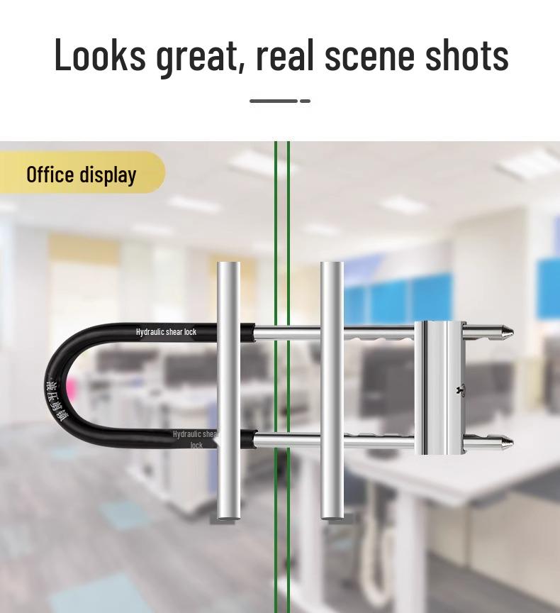 U-образный замок для стеклянной двери для двойных раздвижных дверей - Наружный вставной замок U-образной формы