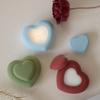 Love Heart Shape Silicone Mold Aromatherapy Candle Epoxy Resin Plaster Mould Handmade Soap Silicone Molds Candle Making Supplies