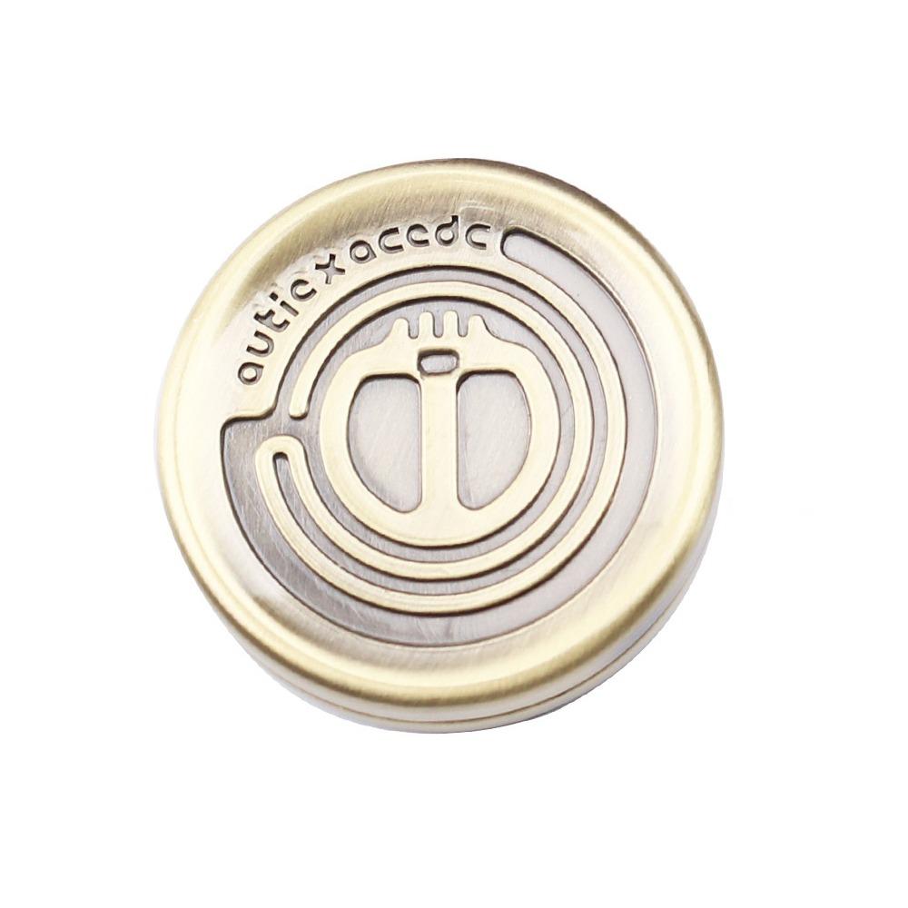 Sensory Toys Magnetic Haptic Coins Tactile Coin Fidget Slider Metal Fidget Toys Adult Gifts