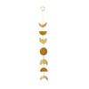 Moon Phase Wall Hanging Pendant Wall Decorations with Metal Chain for Office Nursery Bedroom Window Wall Ornaments
