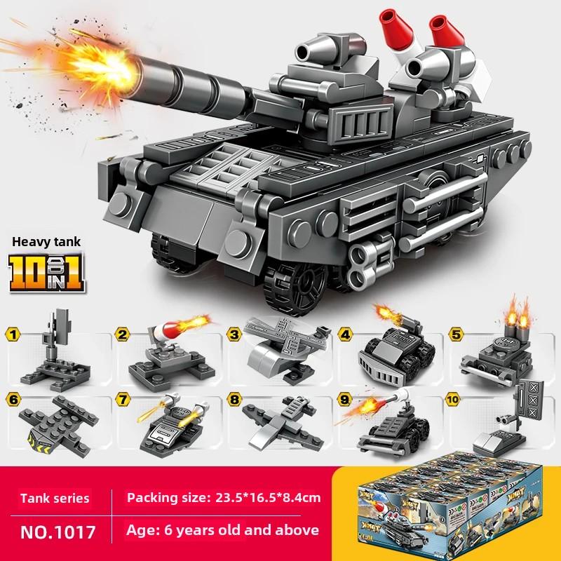 SWAT Car Building Blocks Пожарная машина Самолет Танк Военный корабль Машина Строительные кирпичи Строительная машина Детские игрушки