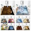 Домашнее постельное белье с животным принтом, пододеяльник для детей и взрослых, наволочка для мальчиков, моющийся подарок, удобное постельное белье, пододеяльник
