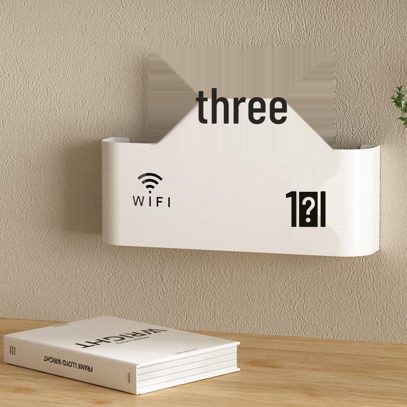 Полка для хранения Wi-Fi роутера: Набор для скрытия проводов без сверления и декоративный держатель для ТВ-приставки
