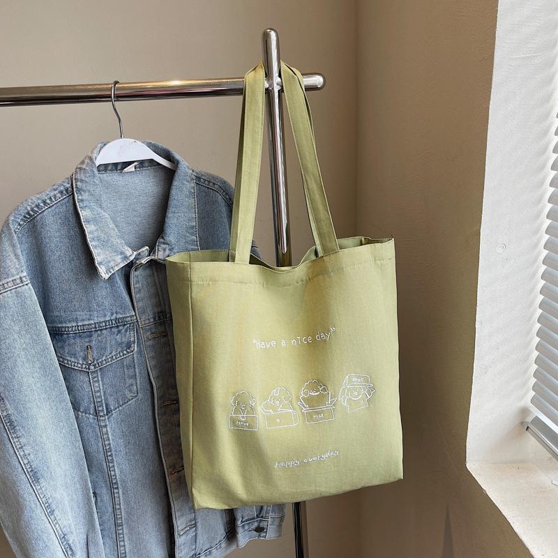 Новая холщовая сумка-тоут 2025 года большой вместимости, женская повседневная универсальная тканевая сумка, сумка для занятий