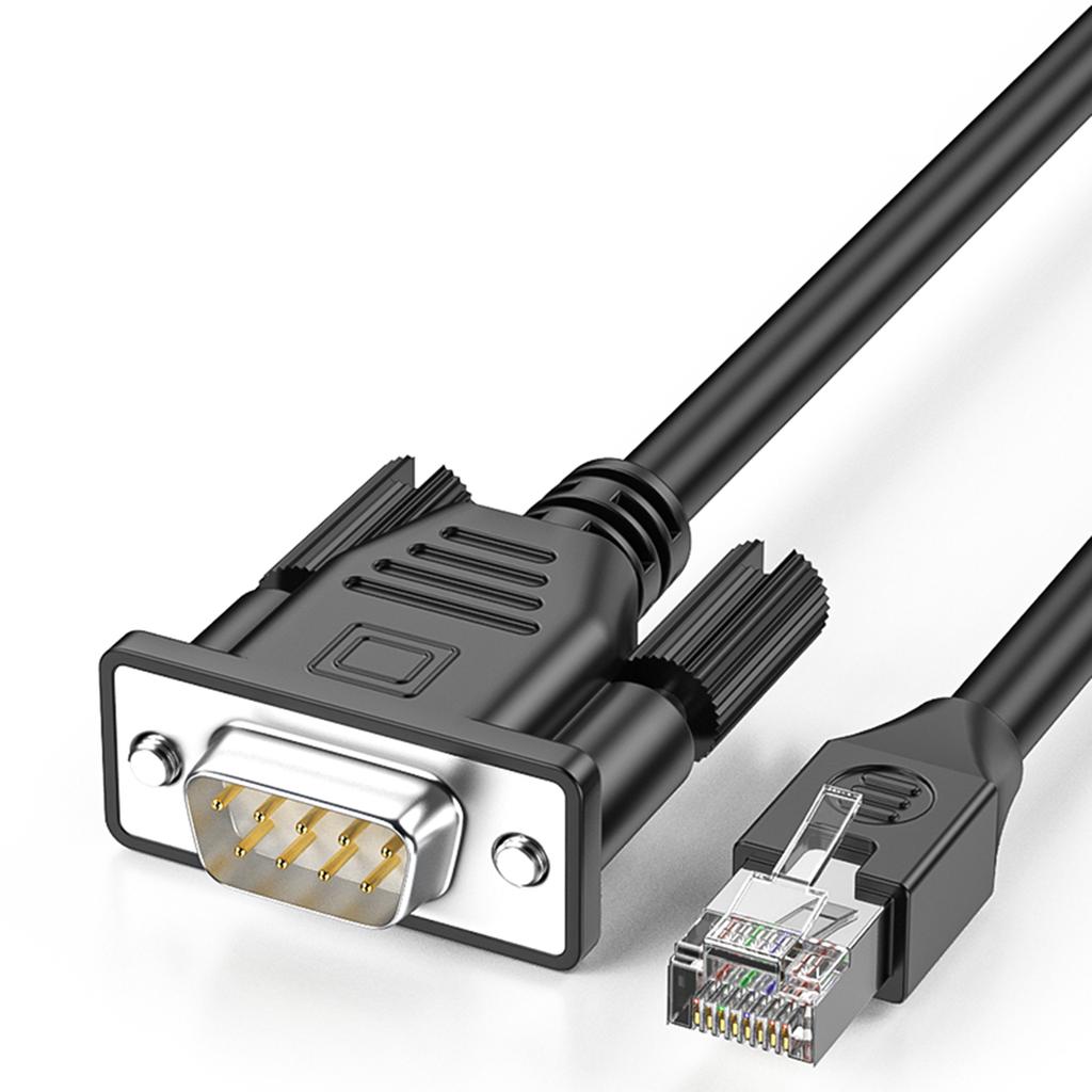 RJ45 - DB9 RS232 отладочный кабель папа - мама / папа удлинитель провод для маршрутизатора коммутатора последовательного порта управления