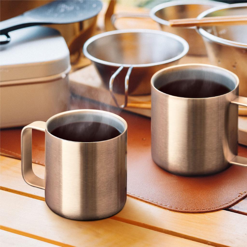 Кружка Atlas из нержавеющей стали с вакуумной изоляцией, безопасная для посудомоечной машины, 400 мл, большого размера, с гладким носиком, для горячей/холодной воды ASMS-400MT