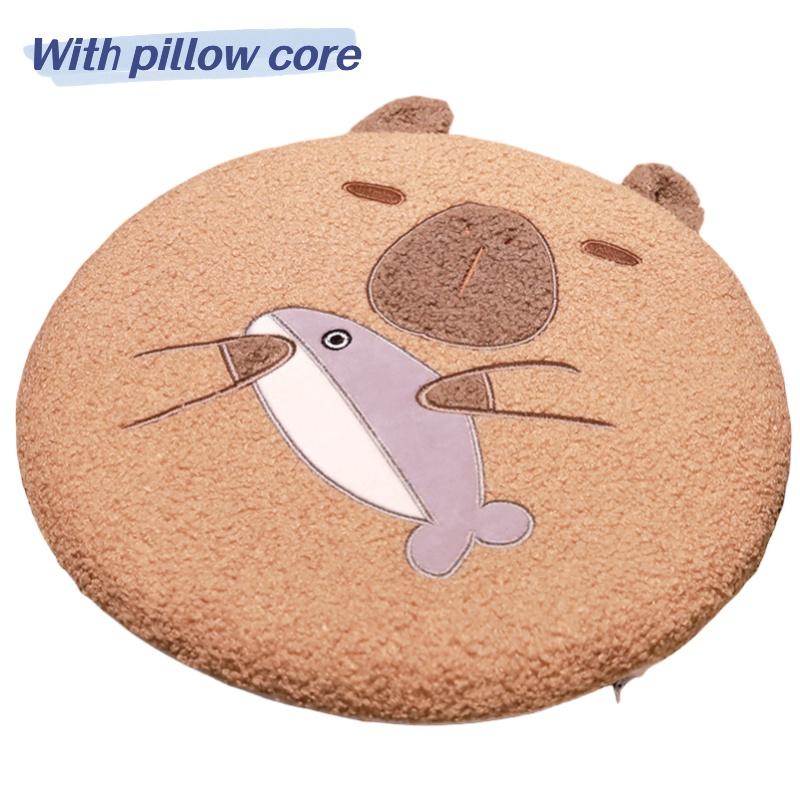 Cute Cartoon Water Deer Cushion Thickened Seat Cushion For Office Non-slip Chair Pad