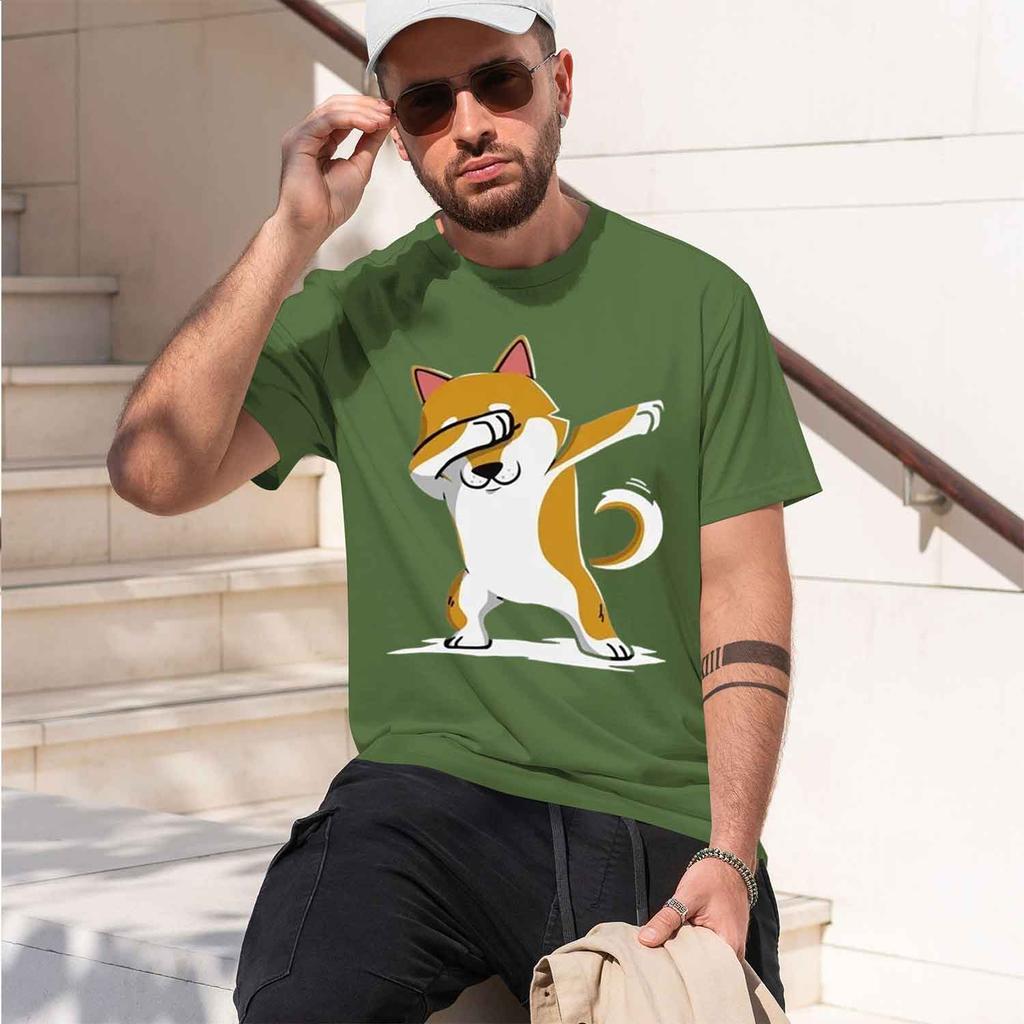 Casual Streetwear Soft Tshirts Funny Shiba Inu Grh Unisex T Shirt Short Sve Humor Janese G Printed Unisex Tshirt 2026 New Model Sho