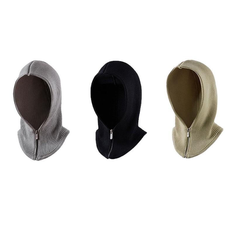 Fashion Ski Masks Winter Warm Sports Fishing Outdoor Unisex Custom Knitted Breathable Waterproof Polyester Balaclava Zipper