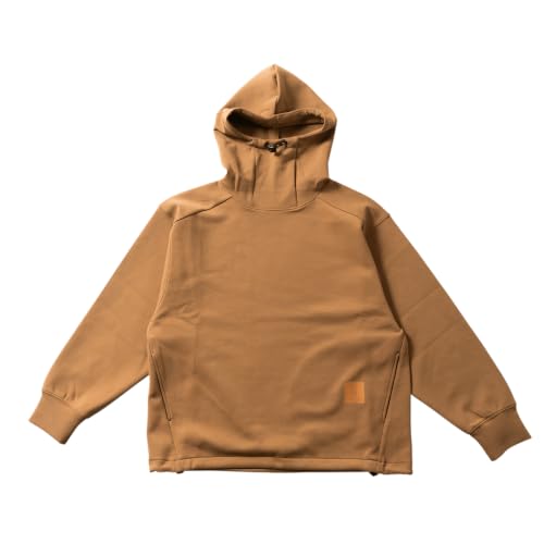 [DOD] Balaclava Hoodie XL Outdoor Parka Balaclava Hoodie Quick-drying Double Knit Sweatshirt Loose Fit Warm Hooded Long Sleeve Sweatshirt Men's