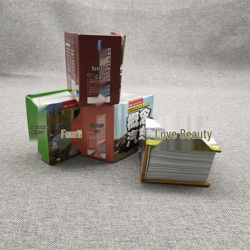 Interactive Car Cube Book Set