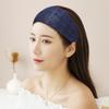Wave Wide-Edge Non-Slip Hairband with Teeth and Breathable Lace for Middle-Aged and Elderly Women