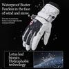 Velvet Cycling Gloves Waterproof Hands Cover Elegant Winter Skiing Gloves  Outdoor