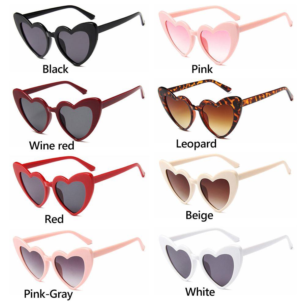 Accessories Women Clout Goggle Heart-Shaped Sunglasses Vintage Sunglasses UV400 Protection Eyewear