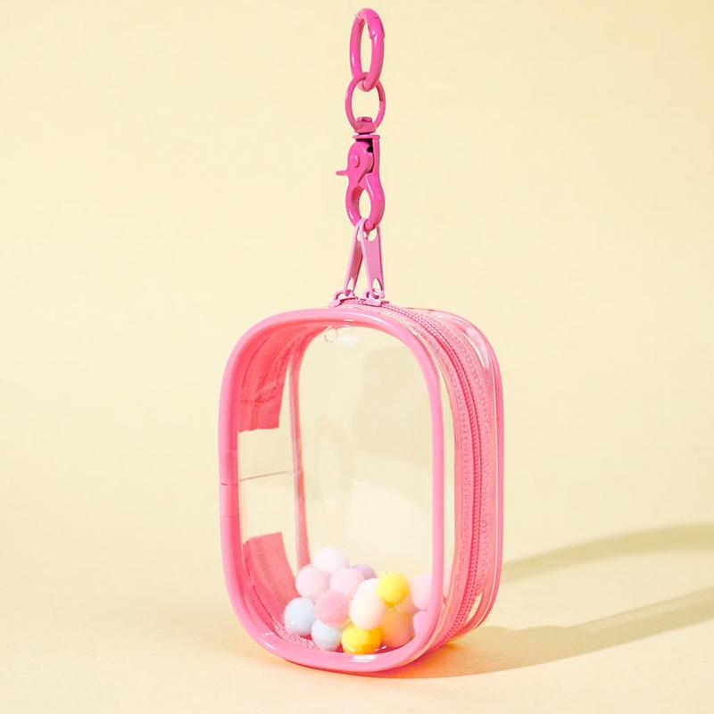 Коробка для хранения ювелирных изделий Прозрачная сумка для хранения Таинственная шкатулка Сумка-брелок Коробка для хранения Утолщенный кошелек Милая кукольная витрина Уличная сумка