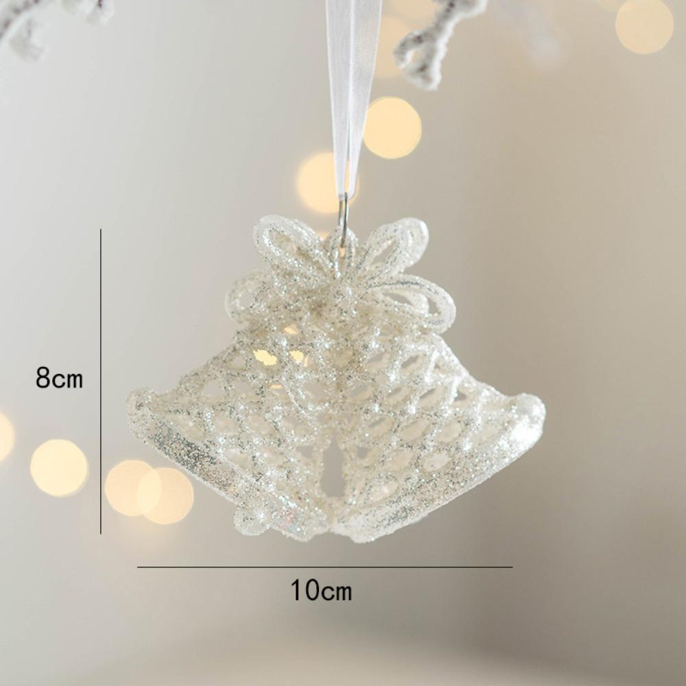 White Angel Fairy Pendant Glitter Xmas Tree Hanging Ornaments DIY Xmas Home Decoration