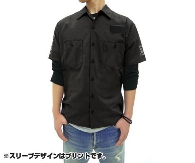 Sword Art Online Black Swordsman Embroidered Patch Base Work Shirt Black M Size