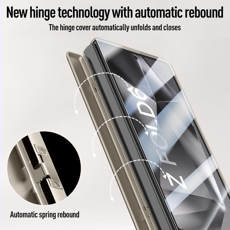 Магнитный Складной Ударопрочный Чехол Для Samsung Galaxy Z Fold 6 Защитный Бронированный Чехол Для Samsung Z Fold6 Чехол Держатель для Линзы
