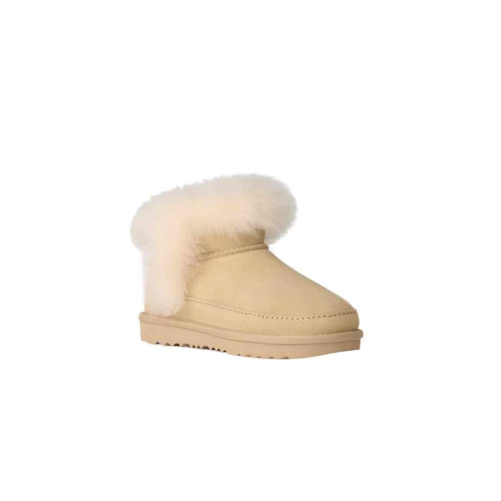 UGG Классические Ультра Мини Сапоги-Шале Детские Песочный Замок Детские Кроссовки Коричневый 1175950K-SNDCS