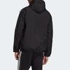 adidas originals Casual Sports Zipper Hooded Jacket Black Men's ED4688