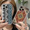 Прозрачный винтажный чехол для телефона с узором-тотемом для iPhone 17e 17 16 15 14 13 Pro Max 17 Pro 16e 12 11, прозрачный, противоударный, мягкий чехол