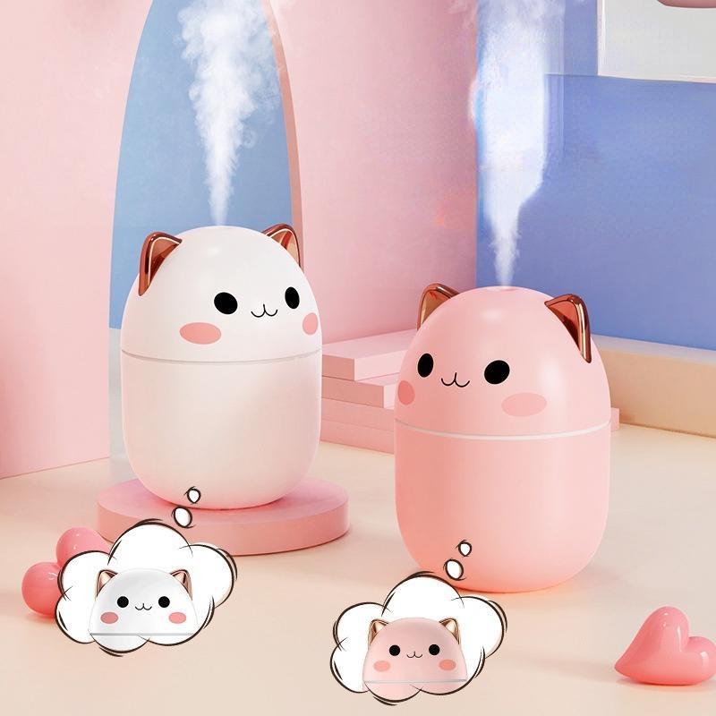 Мини-увлажнитель воздуха 250 мл, USB, прохладный ароматический диффузор с красочным светом, домашний увлажнитель для спальни, автомобиля, очиститель