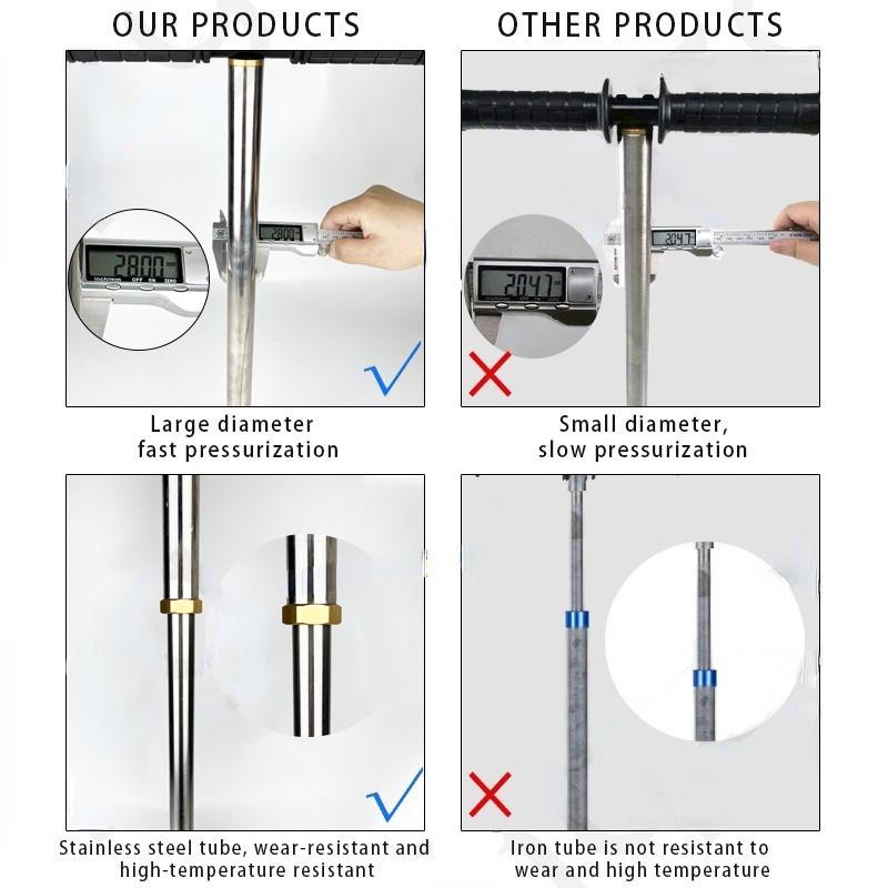 Новый 3-ступенчатый ручной насос высокого давления из нержавеющей стали, воздушный насос PCP 300 бар, оборудование для накачивания на открытом воздухе, дайвинга
