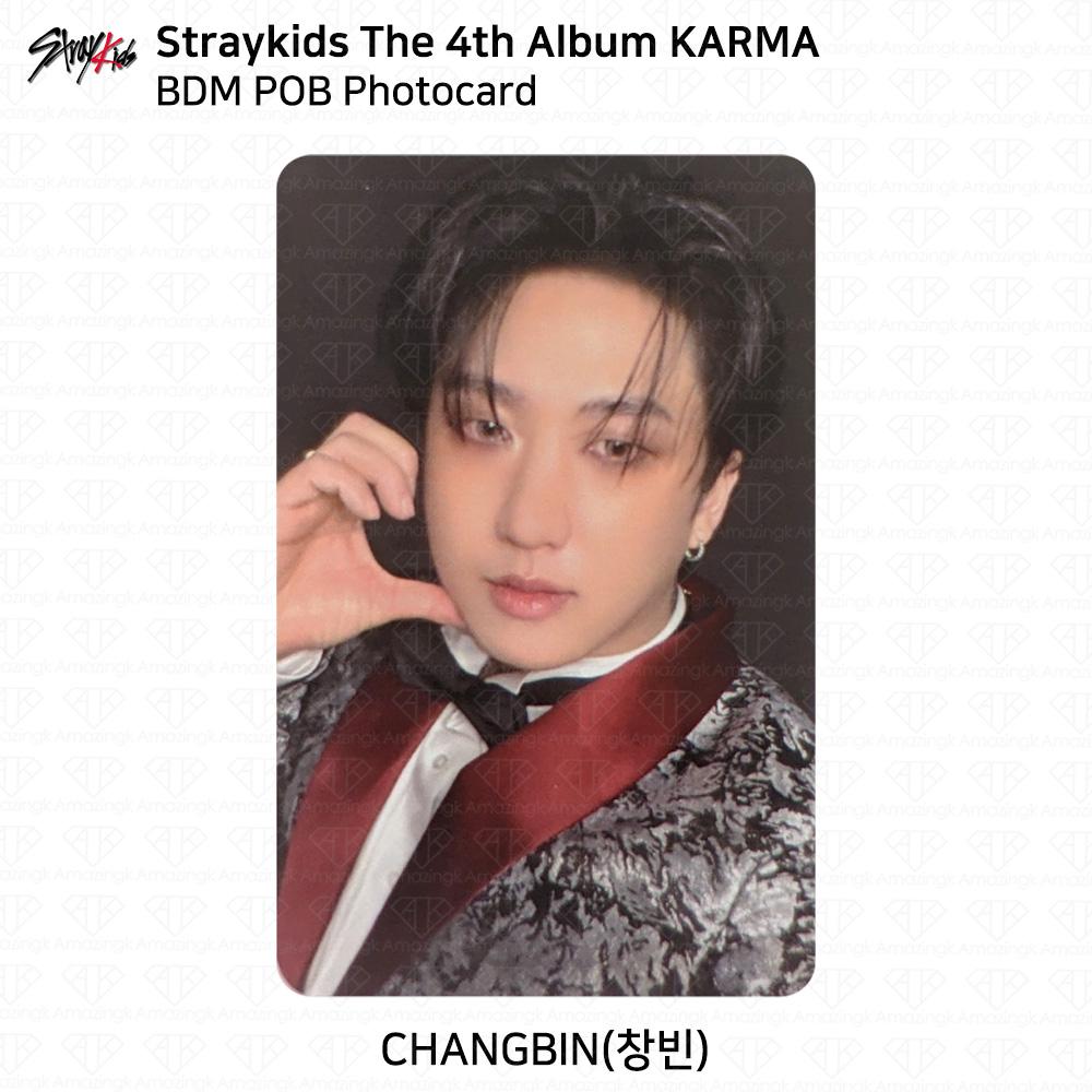 Stray Kids 4-й альбом Karma BDM POB Фотокарточка KPOP K-POP SKZ