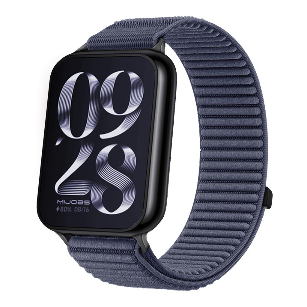 Спортивный плетеный нейлоновый ремешок-петля для Xiaomi Mi Band 9 Pro 8 Pro с металлической пряжкой, дышащий браслет, ремешок для Redmi Watch 6 5 4