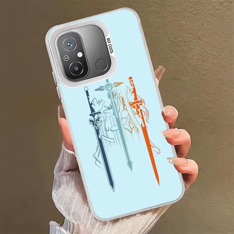 Ударопрочный чехол для телефона Sword Art Online для Xiaomi Poco X7 X6 X5 X3 Pro F7 Ultra M8 Redmi 15C 15 14C 13C 12C 10C 13 12 10