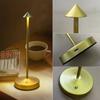 Перезаряжаемая настольная светодиодная лампа Креативная обеденная сенсорная ночная настольная лампа для ресторана, отеля, бара 3 цветовые температуры, плавная регулировка яркости