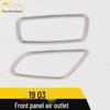 Stainless Steel Interior Protection Sticker for 19 Q3 Front Panel Air Outlet