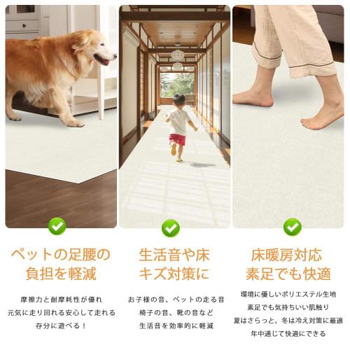 HDMOD Pet-Friendly Hallway Carpet, Long, 60x300cm, 4mm Thick, Washable, Soundproof, Stays In Place, Scratch-Resistant, Compatible with Underfloor Heat
