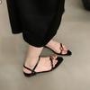 Дизайнер Моды 2025 Женские Босоножки на Каблуке Острый Носок Сексуальная Новая Обувь Летние Слингбэки Элегантные Туфли для Вечеринки Женские Сандалии