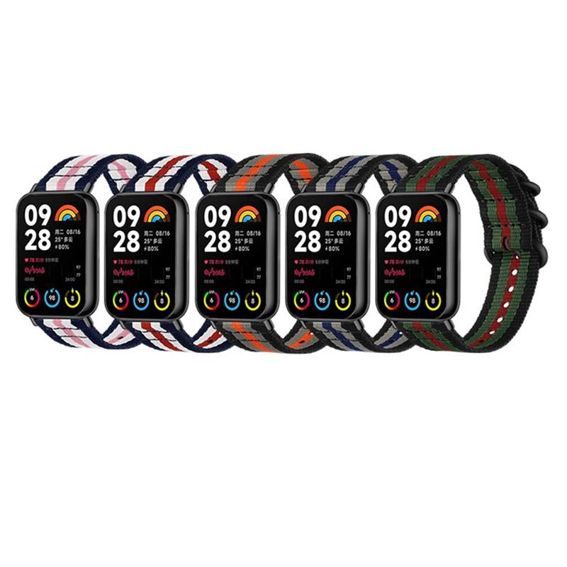 Нейлоновый спортивный ремешок для Xiaomi band 8pro Redmi Watch 4 ремешок аксессуары для браслета