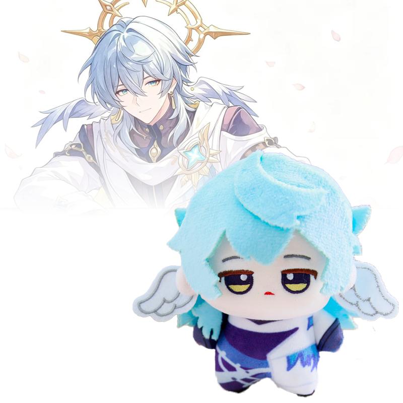 10CM Cute Cartoon Game Anime Figure Plush Toys Soft Cosplay Starfish Body Plushie Peripheral Kids Fans Birthday Collection Gifts