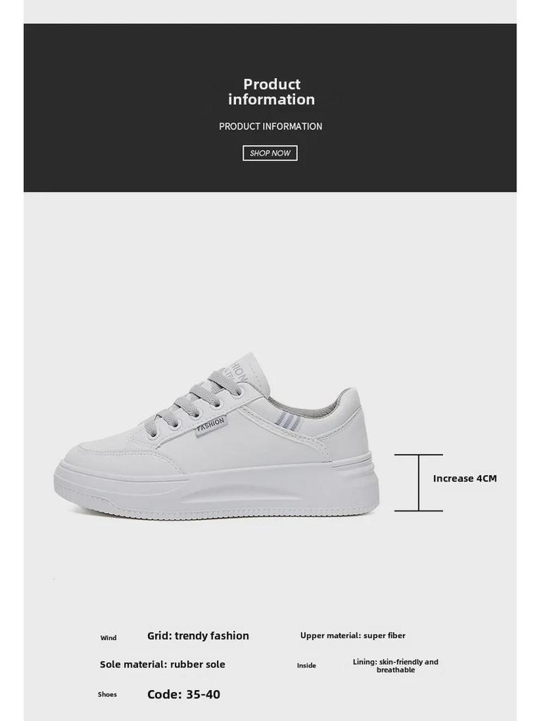 Женские легкие белые кожаные спортивные повседневные туфли 2025 года с дышащей мягкой толстой подошвой для весны и осени