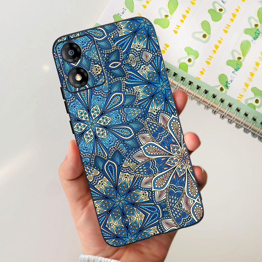 For Motorola Moto E13 Moto G13 Case Matte Black Liquid Silicone Soft Cover Lovely Cat Cartoon Jelly Capas For MotoE13 E 13 G 13