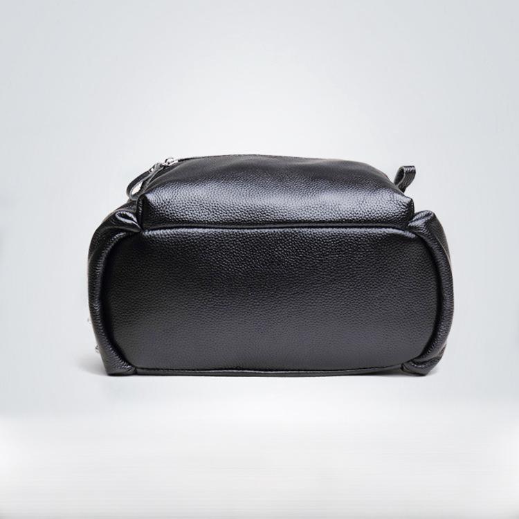 Korean New Genuine Leather Women's Backpack with Cowhide On The Top Layer of Cowhide Casual Classic Travel Backpack Practical Student School Bag